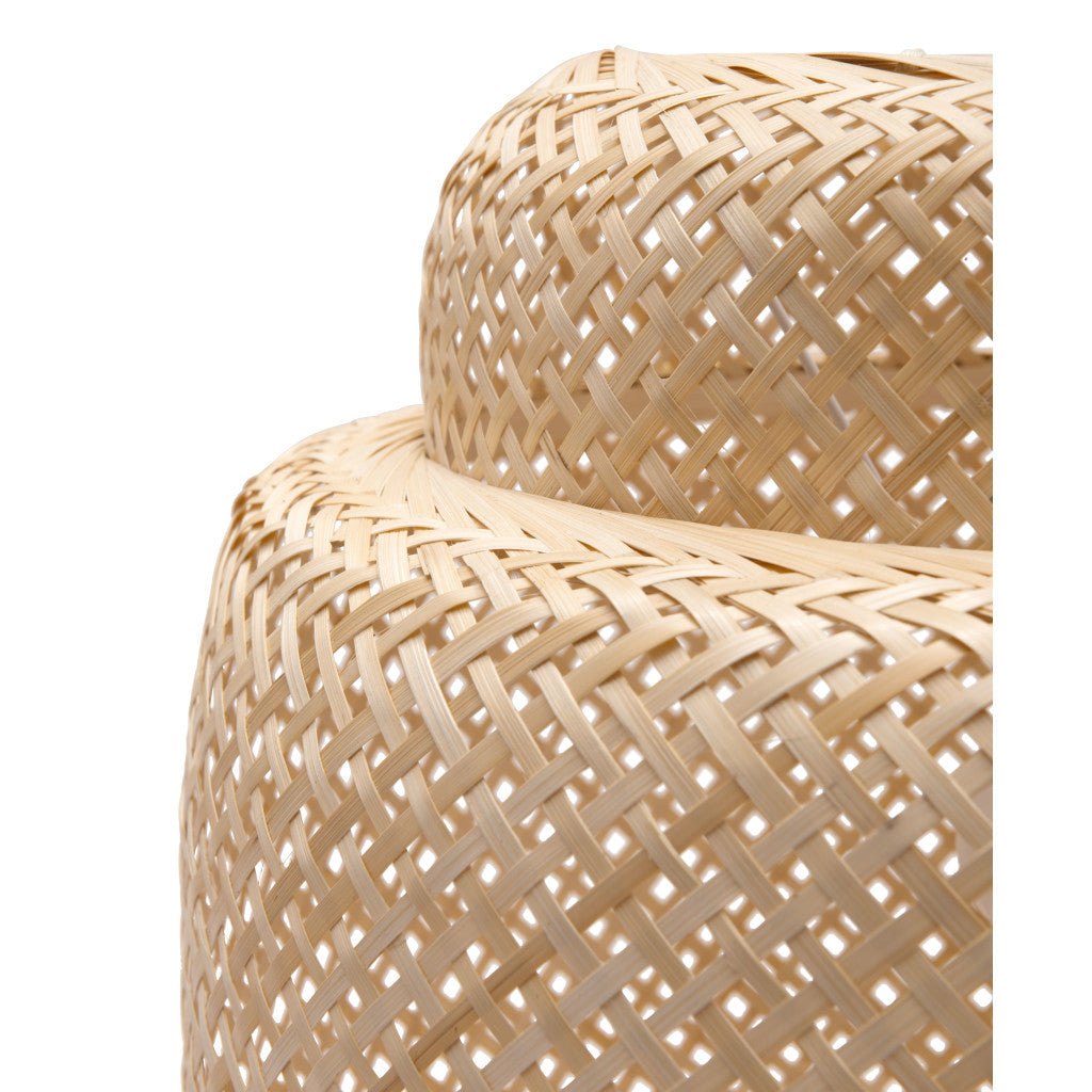 Natural Boho Weave Ceiling Lamp-8