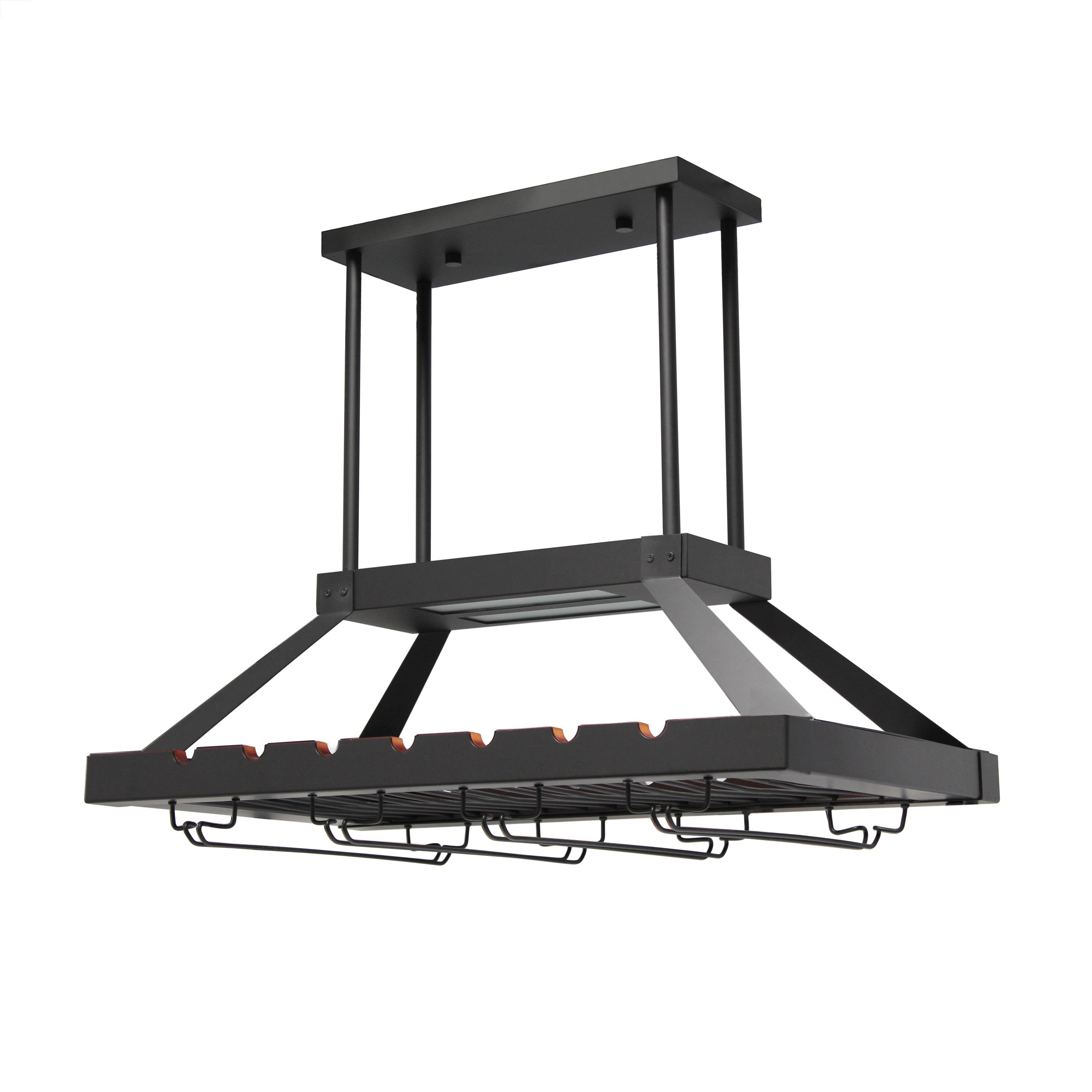 Bronze Kitchen Island Two Light Iron LED Edison Bulb Flush Ceiling Light-1