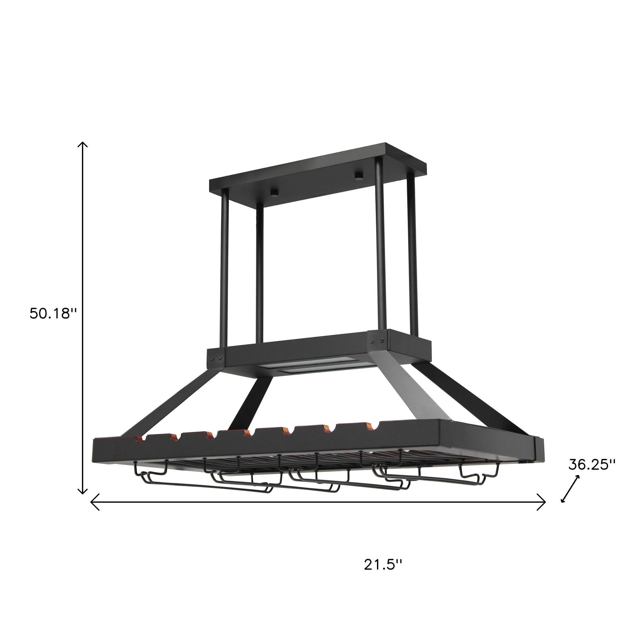 Bronze Kitchen Island Two Light Iron LED Edison Bulb Flush Ceiling Light-4