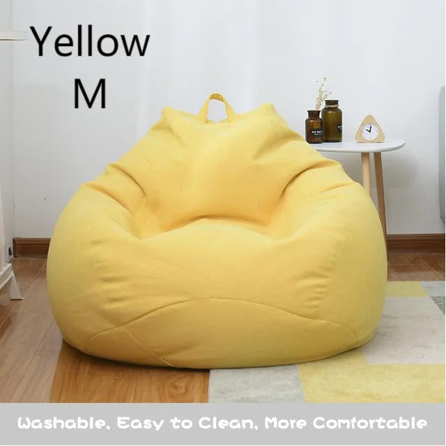 NNEOBA Comfort Lazy Sofas Cover Chairs Without Filler-4